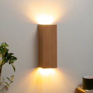 Walnut Wooden Sconce Lamp