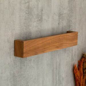 Walnut Minimalist Wooden Linear Wall Lamp