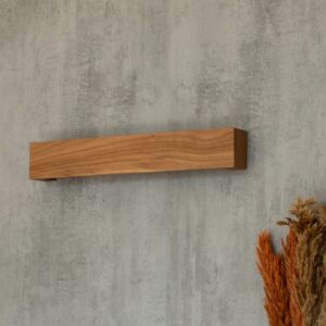 Walnut Minimalist Wooden Linear Wall Lamp