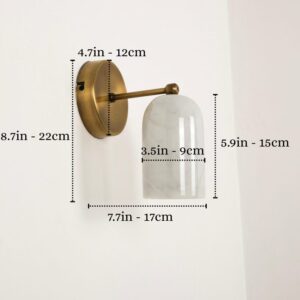 Luxury Alabaster Marble Wall Lamp
